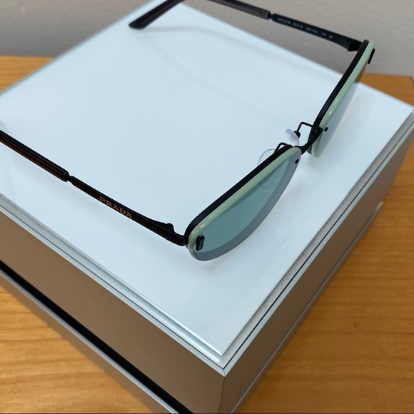 NWT Prada Duple Sunglasses in Jade/Aqua Green - Picture 12 of 12